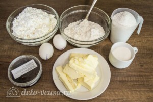 Творожно-кокосовое печенье: Ингредиенты