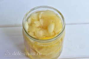 Варенье из груш "Пятиминутка" с лимоном: фото к шагу 8.