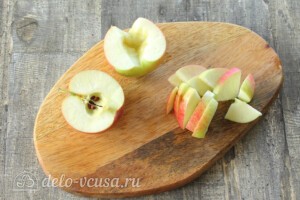Яблочный пирог с решеткой: фото к шагу 1.