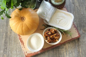 Салат из тыквы с фетой и рукколой: Ингредиенты