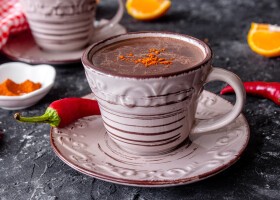 Рецепт горячий шоколад с чили перцем