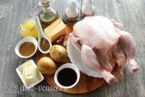 Сочная курица и картошка-гармошка: Ингредиенты