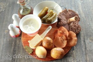 Жаркое с лесными грибами "Русь": Ингредиенты