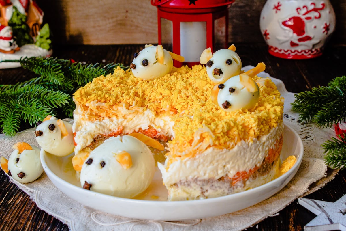 Ингредиенты для салата Оливье