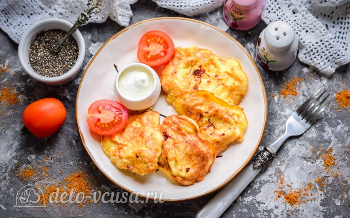 Рецепт куриное филе в сметанном кляре