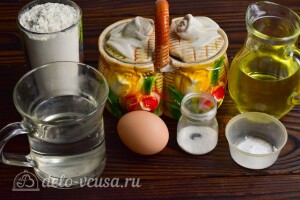 Панкейки на воде с содой: Ингредиенты
