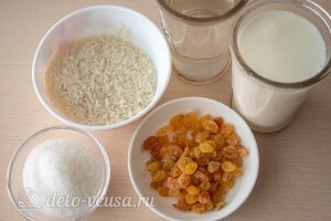 Рисовая каша в микроволновке за 10 минут: Ингредиенты