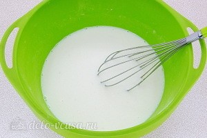Рисовые блины на молоке: фото к шагу 6.