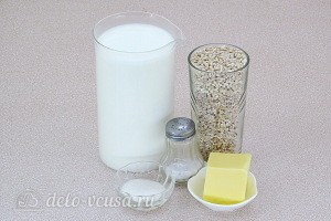 Перловая каша на молоке: Ингредиенты