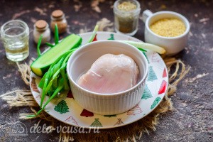 Теплый салат с булгуром и курицей: Ингредиенты