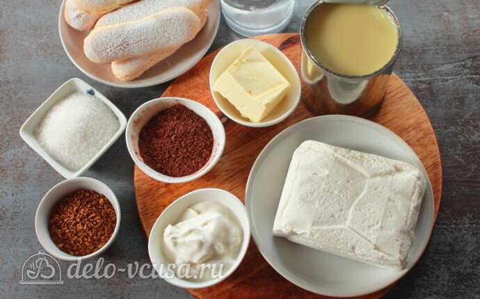 Творожная пасха "Тирамису": Ингредиенты Творожная пасха "Тирамису": Ингредиенты