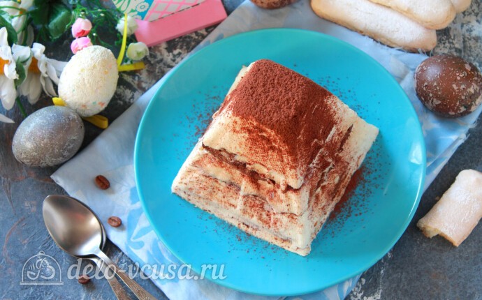 Творожная пасха "Тирамису" готова Творожная пасха "Тирамису" готова