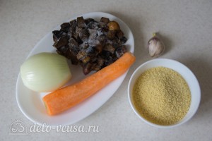 Кус-кус с жареными грибами: Ингредиенты