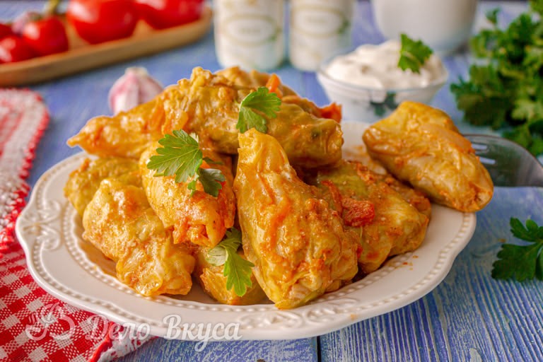Голубцы из молодой капусты с куриным фаршем пошаговый рецепт с фото Голубцы из молодой капусты с куриным фаршем