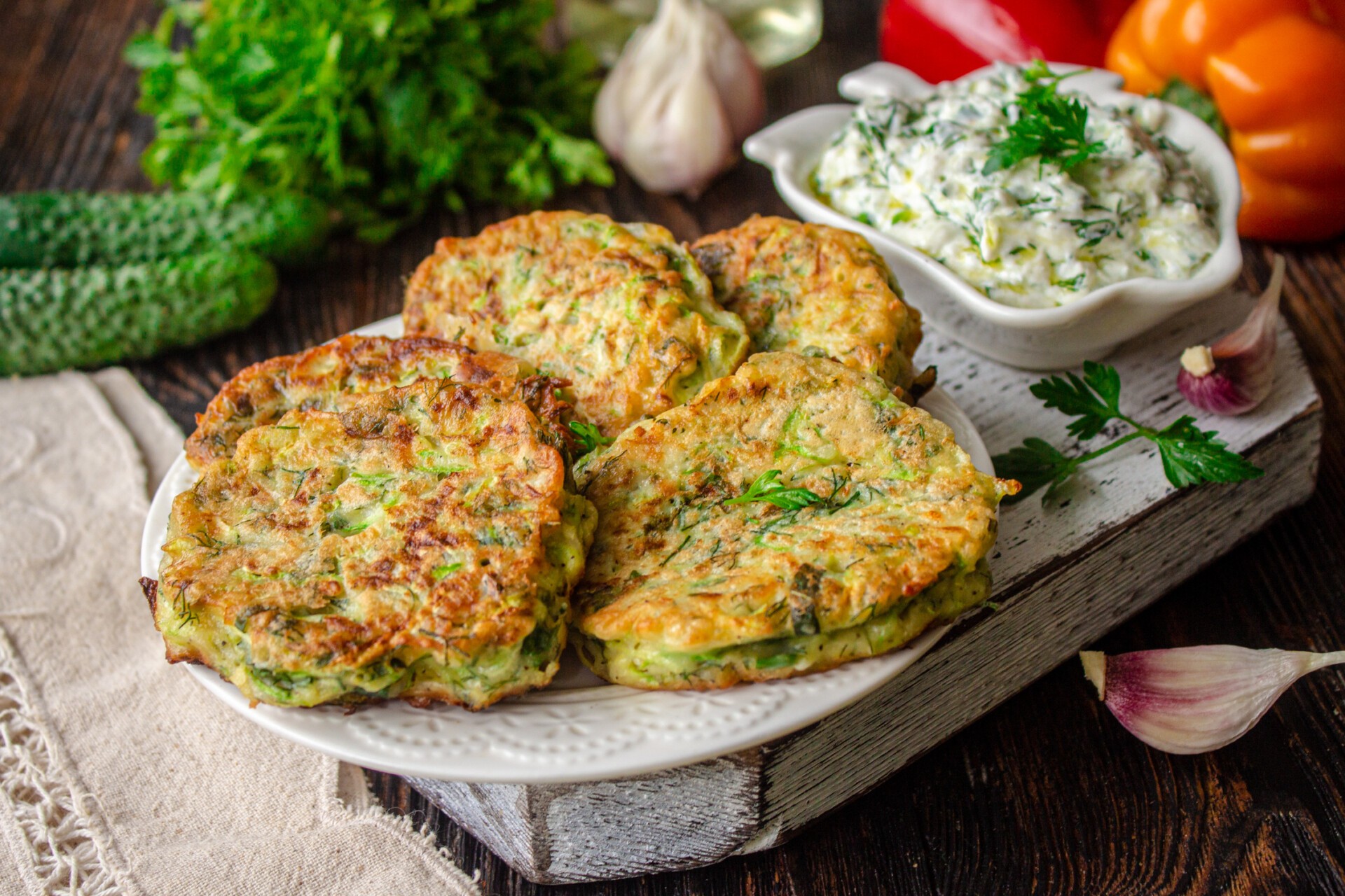 Котлеты из кабачков и гречки в духовке