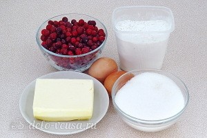 Пирог с клюквой от Дарьи Донцовой: Ингредиенты