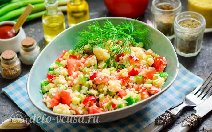 Рецепт салат «табуле» с кускусом