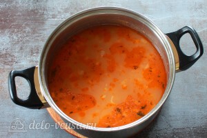 Варим суп до готовности в течение 20 минут