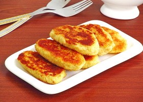 Рецепт картофельно-куриные котлеты из отварного мяса