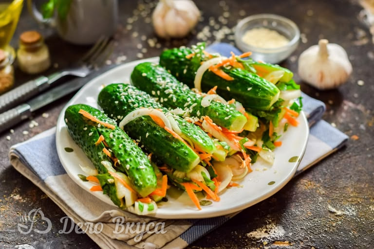 Кимчи из огурцов по-корейски