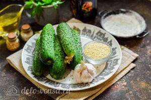 Жареные огурцы по-корейски: Ингредиенты