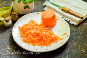 Морковь трем на терке