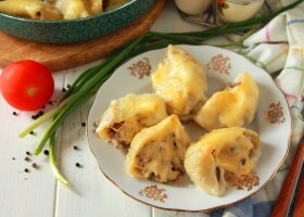 Рецепт фаршированные ракушки с курицей и грибами