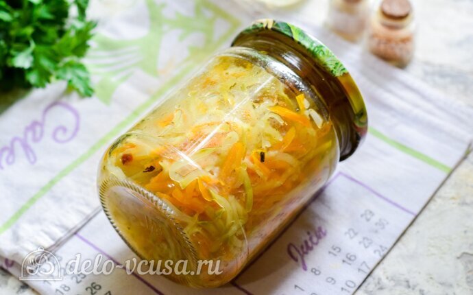 Кабачки по-корейски на зиму без стерилизации: Закатываем банки крышками