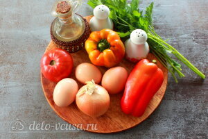 Менемен яичница по-турецки: Ингредиенты