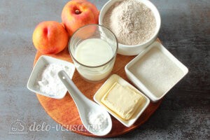 Персиковый коблер: Ингредиенты