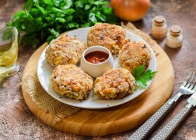 Рецепт сытные котлеты из гречки с сыром