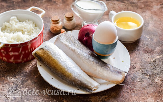 Рыбные тефтели в сливочном соусе: Ингредиенты