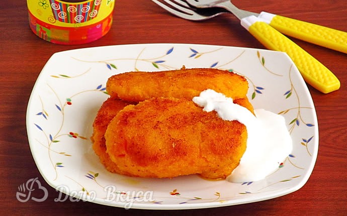 Рецепт сладкие морковные котлеты с манкой