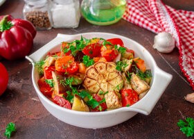 Рецепт запеченные овощи «экспресс-рататуй»