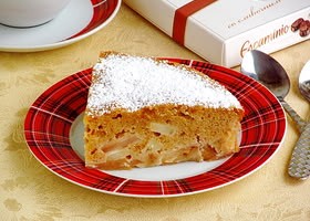 Рецепт яблочный пирог из печенья «винтаж»