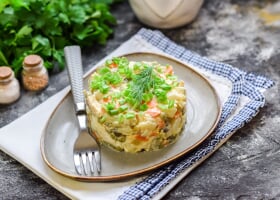Рецепт салат «столичный» с курицей