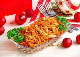 Рецепт морковь с мясом по-корейски
