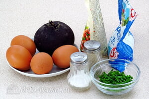 Закуска яйца по-бернски: Ингредиенты