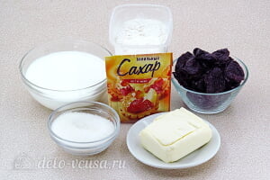 Песочный пирог с черносливом и сметаной: Ингредиенты