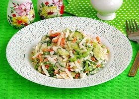 Рецепт салат из черной редьки «зимняя свежесть»