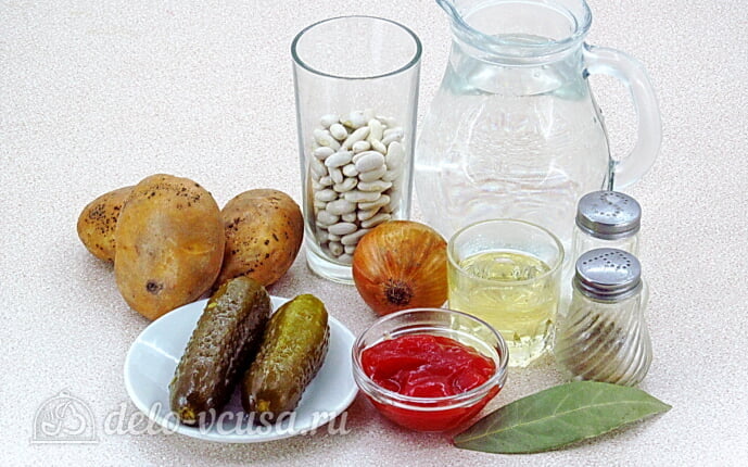 Постный рассольник по-кубански: Ингредиенты Постный рассольник по-кубански: Ингредиенты