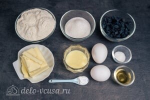 Ингредиенты для свердловского кекса по ГОСТу