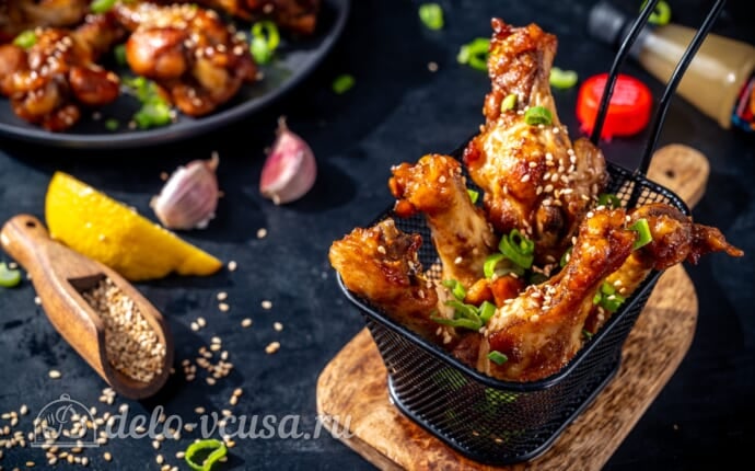 Куриные крылышки по-китайски в кока-коле готовы