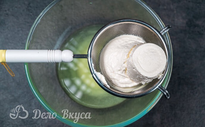 Творог из йогурта и сыворотка