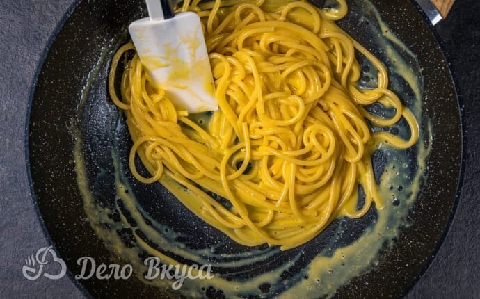 Паста карбонара в яичном соусе Паста карбонара в яичном соусе