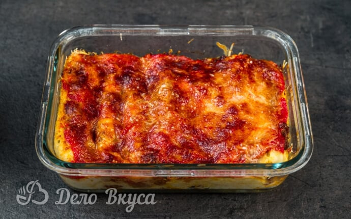 Каннеллони с мясным фаршем: запекаем каннеллони до золотистой корочке